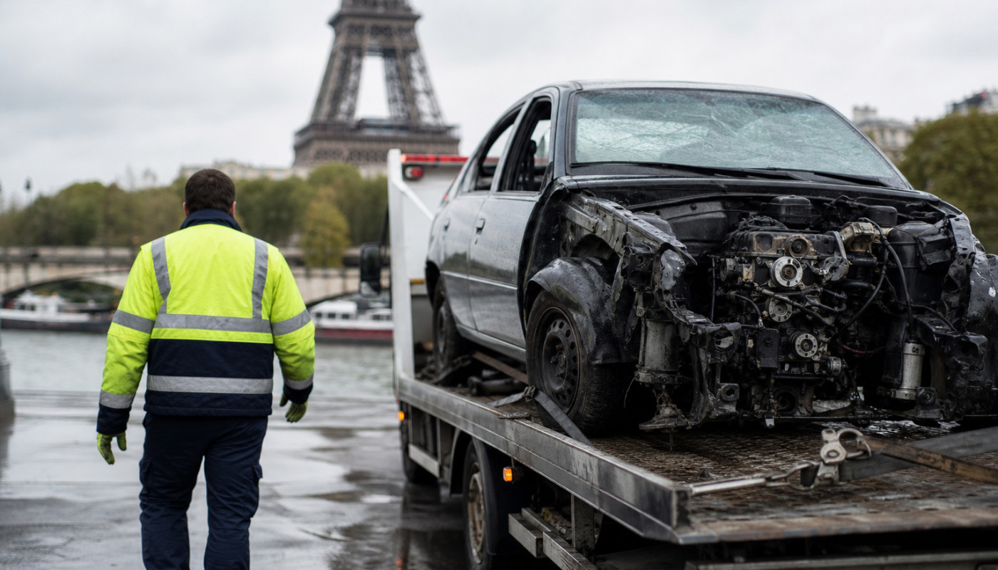 Voitures en fin de vie : que deviennent les épaves parisiennes ?